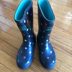 BRAND NEW Joules Welly Polka Dot Rain Boots